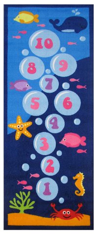 Hopscotch Rug- Fun Time