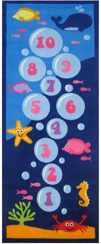 Hopscotch Rug- Fun Time