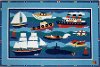 Boats & Bouys Rug- Olive Kids