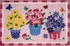 Bolssom and Butterfly Rug- Olive Kids