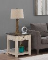 Country Chic Cream End Table - St. Claire