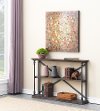 Dark Brown Sofa Table - Corbin