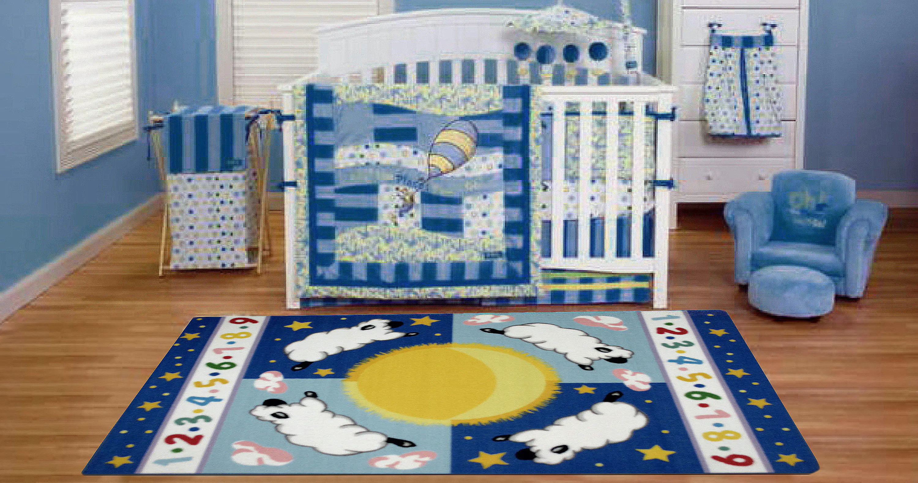 Sleepy Sheep Rug- Olive Kids-2