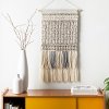CDB-1002 Ivory and Khaki Woven Wall Hanging - Cordoba