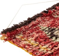 DRH-1000 Pink and Mustard Global Woven Wall Hanging - Dirham-3
