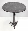 22 Inch Silver Round Accent Table