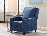 Essex Navy Traditional Pushback Recliner