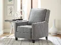 Essex Gray Traditional Pushback Recliner