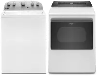 KIT Whirlpool Top Load Washer and Gas Dryer Pair - 5000 White