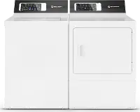 KIT Speed Queen Electric Washer and Dryer Set - TR7, White