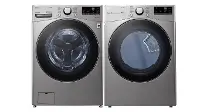 KIT LG Graphite Steel Electric Laundry Pair - 3600V