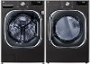 KIT LG Black Steel Electric Washer and Dryer Pair - 4500