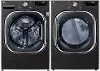 KIT LG Black Steel Electric Washer and Dryer Pair - 4500