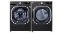 KIT LG Black Stainless Gas Laundry Pair - 4500