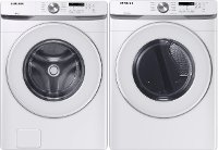 KIT Samsung Electric Front Load Laundry Pair - White