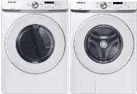 KIT Samsung White Gas Laundry Pair - 6000W