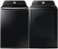 KIT Samsung Black Stainless Steel Electric Laundry Pair - 3400-1