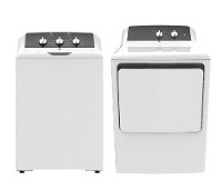 KIT GE White Laundry Pair with Electric Dryer
