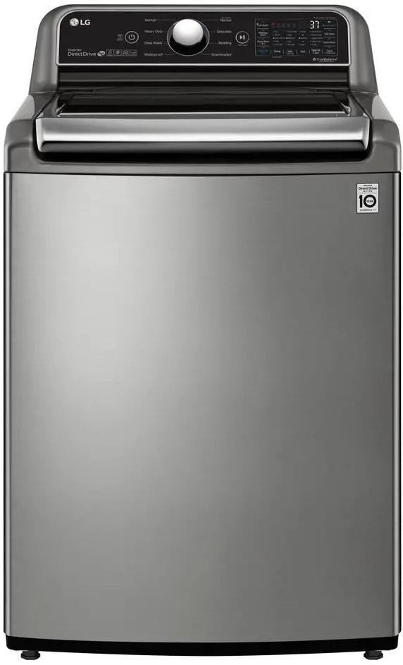 KIT LG Rear Control Washer and Electric Dryer Pair - 7300 Graphite Steel-2