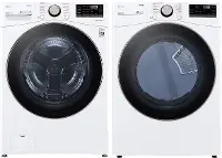 KIT LG Laundry Pair with Front Load Washer - 4000W Electric