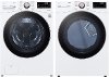 KIT LG Ultra Large Capacity White Electric Laundry Pair