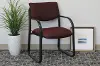 Boss Burgundy Fabric Guest Chair