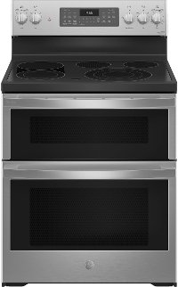 PB965YPFS GE Profile Double Oven Smart Electric Range - 6.6 cu. ft., Stainless Steel
