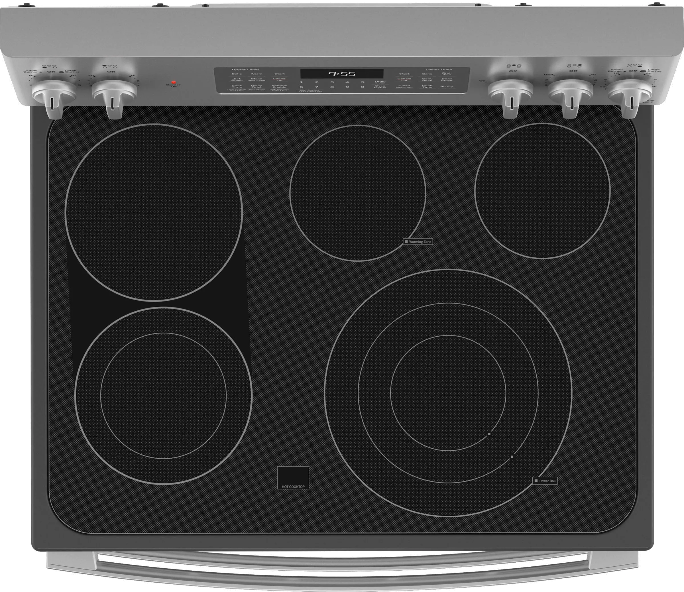PB965YPFS GE Profile Double Oven Smart Electric Range - 6.6 cu. ft., Stainless Steel-4