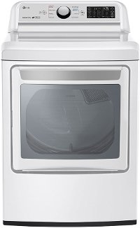 KIT LG Top Load Washer and Electric Dryer Pair - 7300 White-2