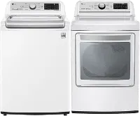 KIT LG Top Load Washer and Electric Dryer Pair - 7300WA