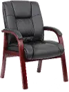 Black Mid Back Guest Chair