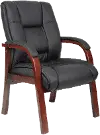 Black Mid Back Guest Chair