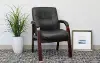 Boss Black Leather Executive Chair
