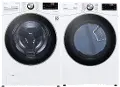 .LG-W/W-4200-ELE--PR LG Front Load Washer and Electric Dryer Set - 4200