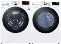 KIT LG Front Load Washer and Electric Dryer Set - 4200