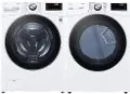 KIT LG White Gas Laundry Pair - 4200