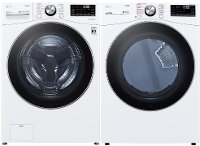 KIT LG White Gas Laundry Pair - 4200