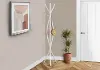 Monarch White 3-Hook 72 Coat Rack