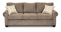 Casual Contemporary Mocha Brown Sofa - Sevilla