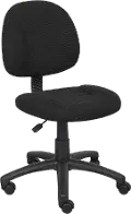 Black Perfect Posture Deluxe Office Task Chair