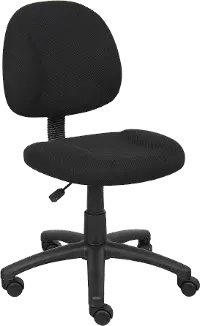 Black Perfect Posture Deluxe Office Task Chair