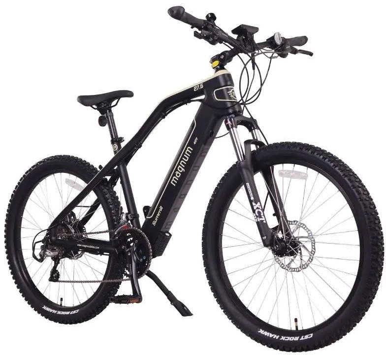 Magnum Summit Electric Bike with 27.5 Wheels - Sand and Black-2