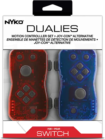 Nintendo Switch Nyko Dualies Motion Controller - Red/Blue-4