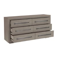 Modern Gray Dresser - Modern Eclectic-3