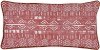 Zulu Red Clay Indoor-Outdoor Rectangle Throw Pillow