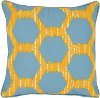 Blue and Yellow Indoor-Outdoor Gaines Throw Pillow