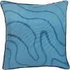 Blue Indoor-Outdoor Creek Throw Pillow
