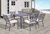 33 x62 Rectangle Slat Top Outdoor Patio Table - San Marino