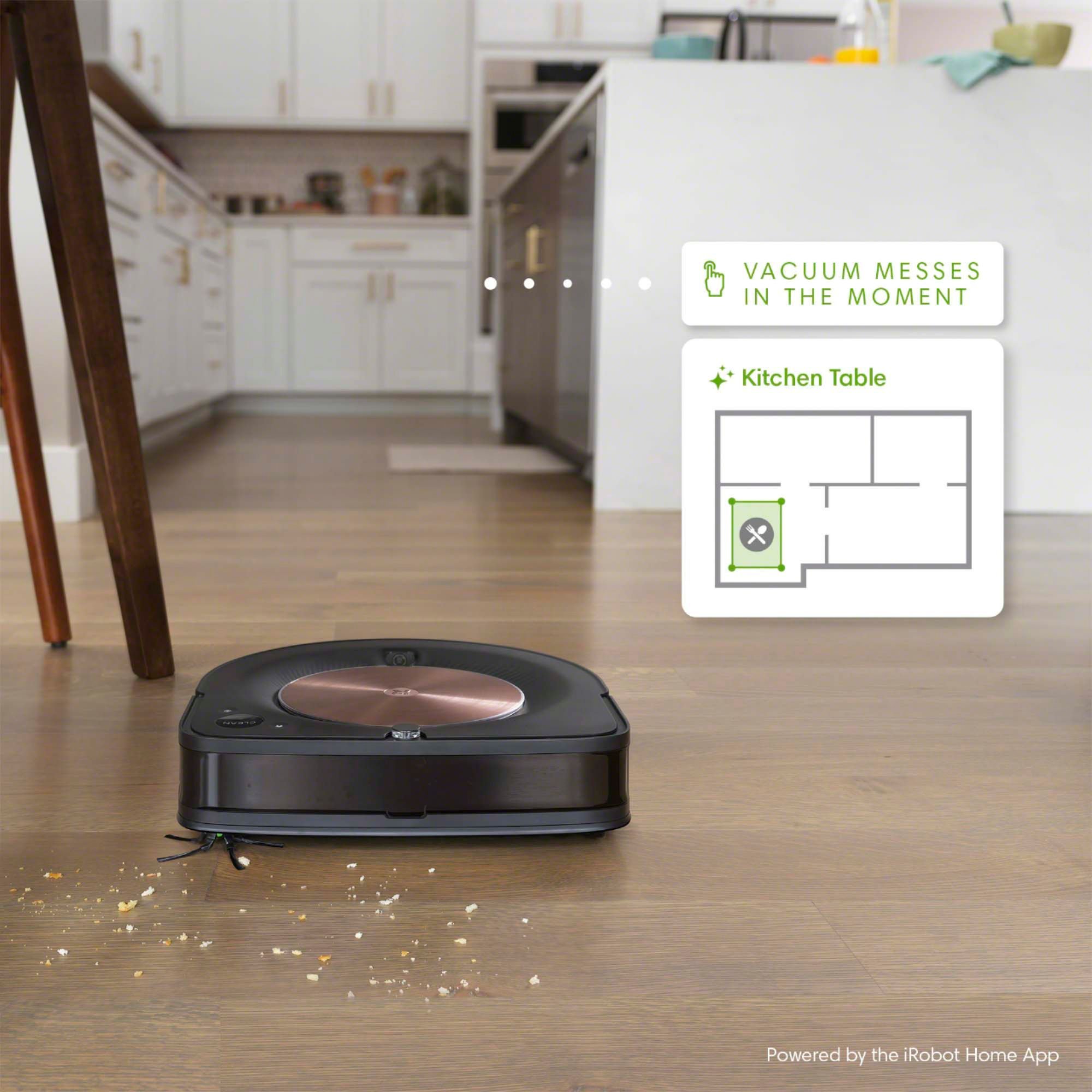 S955020 iRobot Roomba s9+ WiFi Robotic Vacuum with Automatic Dirt Disposal-4