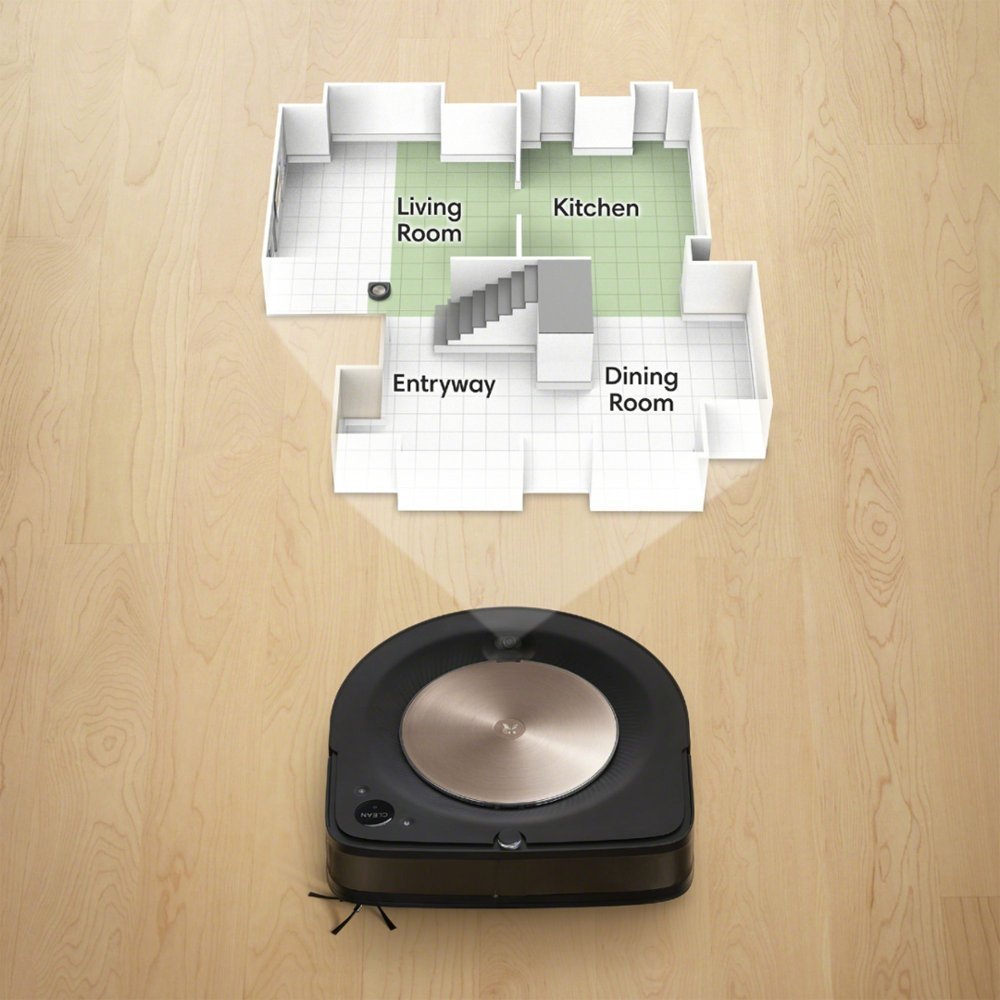 S955020 iRobot Roomba s9+ WiFi Robotic Vacuum with Automatic Dirt Disposal-6